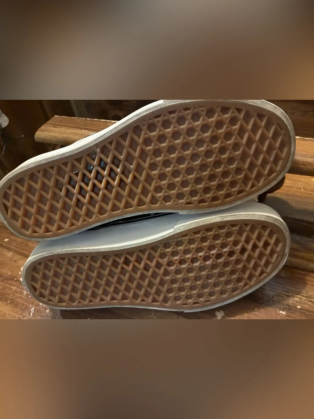 Vans Classic Slip-On Platform Suede Polka Dot Black White Womens 6/Mens 4.5